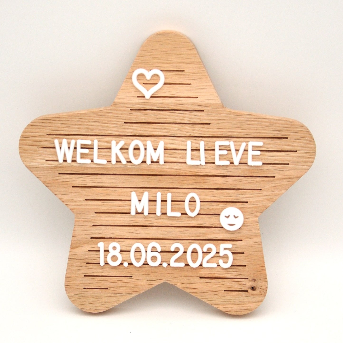 Letterbord Ster