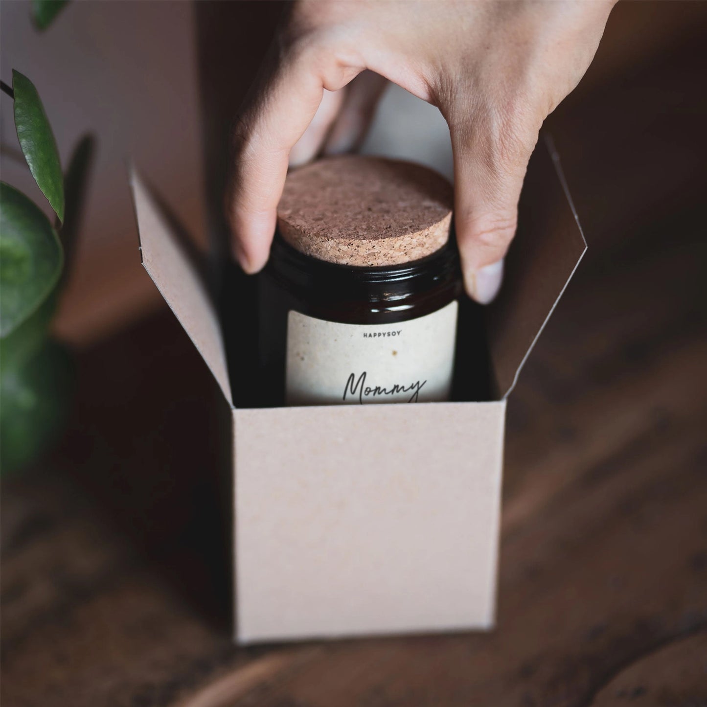 Geurkaars met opschrift 'Mommy to be'