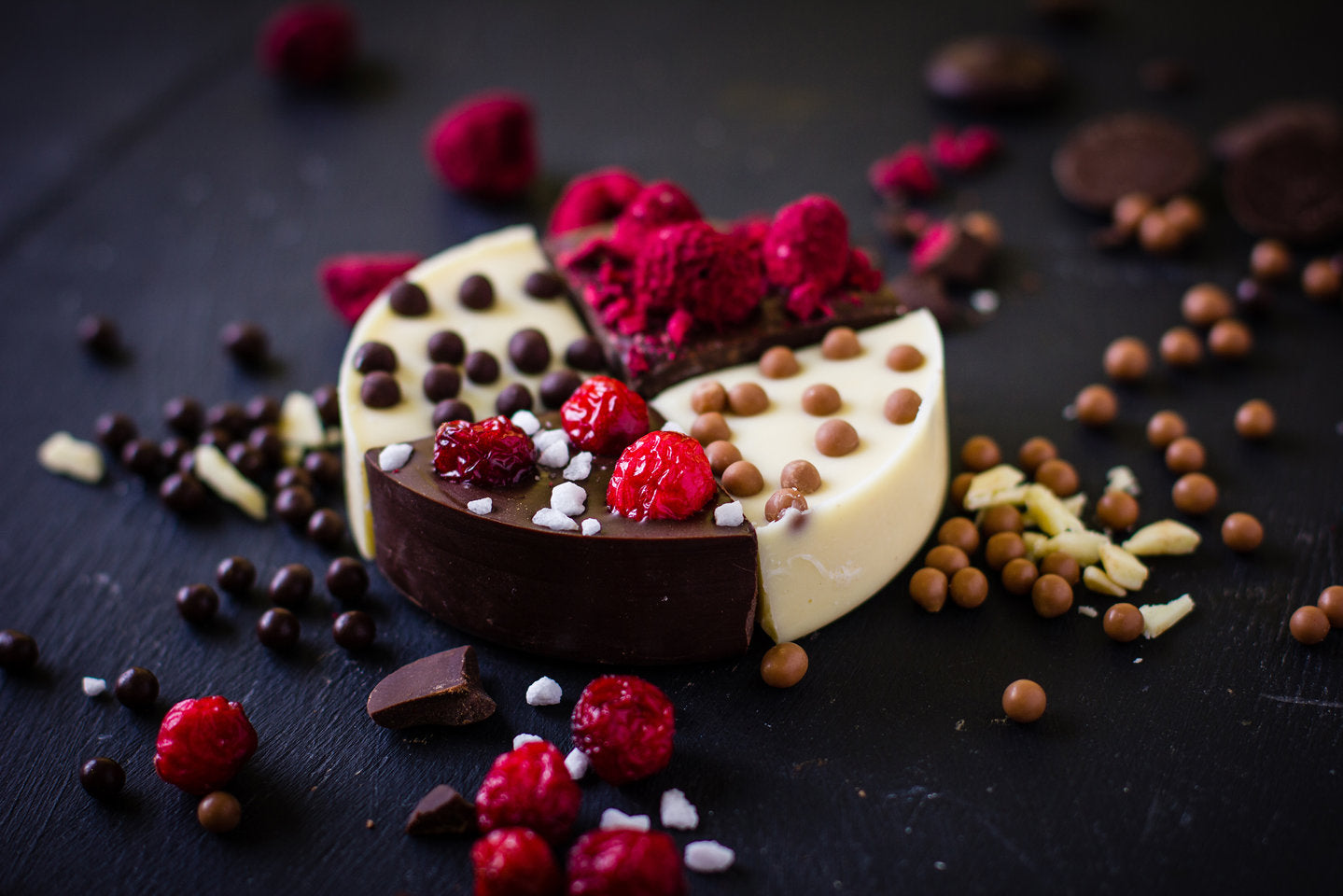 Luxe chocolade in taartvorm